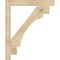 Ekena Millwork Merced Block Rough Sawn Bracket, Douglas Fir, 4"W x 38"D x 46"H BKT04X38X46MRC05RDF - alternate 3